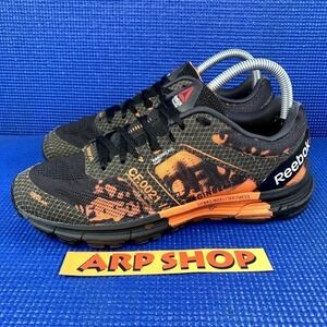 REEBOK X CROSSFIT CUSHION 3.0 Women`s Size 8 Black Orange Athletic Shoes V72220